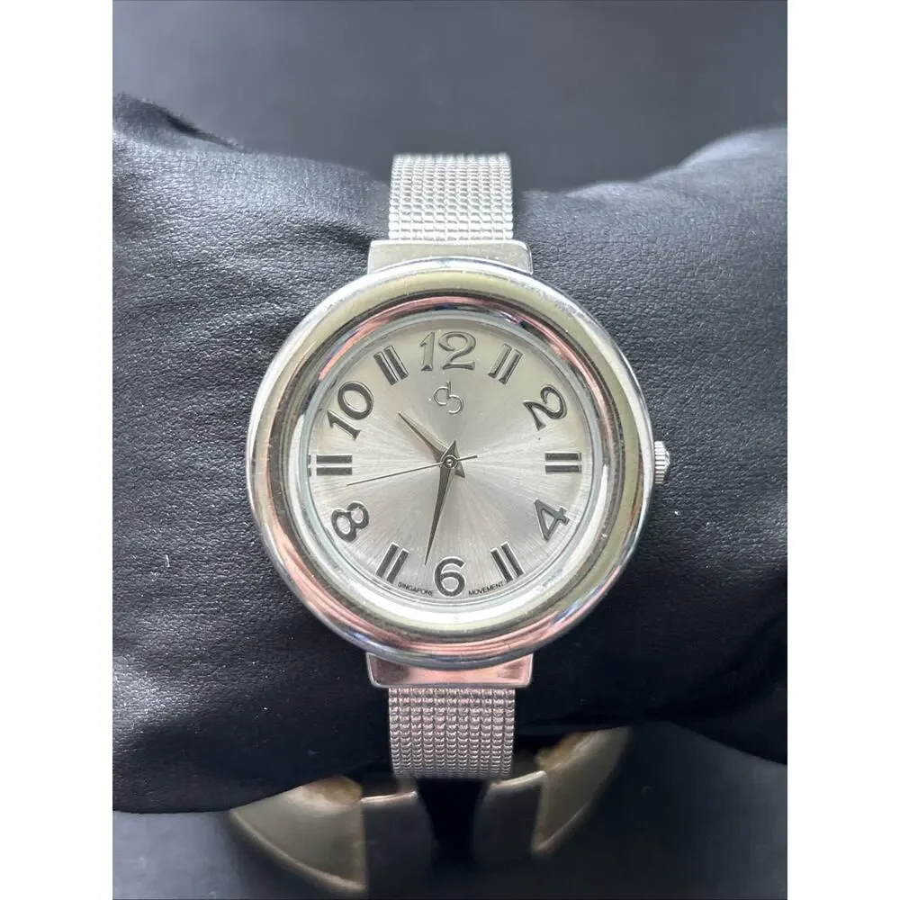 DB Silver Tone Women’s Cuff Watch